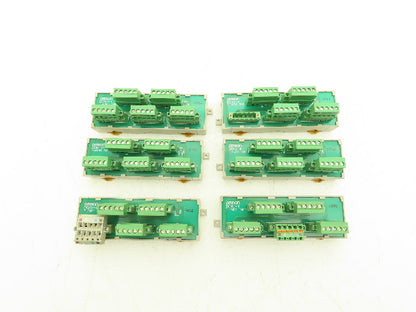 Omron DCN1-4 T-Port Tap DIN Mountable Terminal Lot of 6