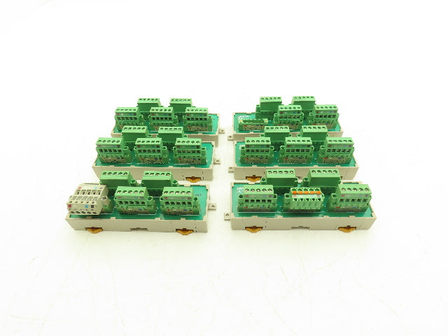 Omron DCN1-4 T-Port Tap DIN Mountable Terminal Lot of 6