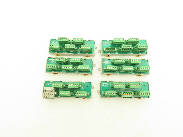 Omron DCN1-4 T-Port Tap DIN Mountable Terminal Lot of 6