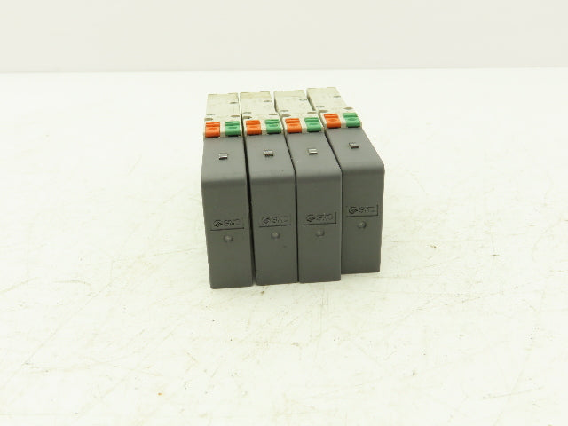 SMC SQ2231D-5D1-C6 Pneumatic 5 Port 2 Pos. Double Solenoid Valve 24V Lot of 4