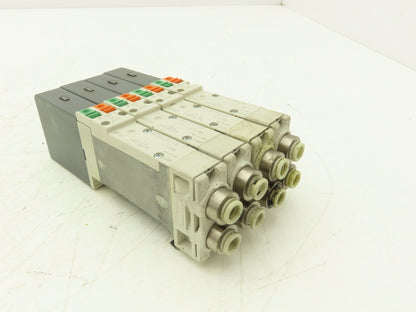 SMC SQ2231D-5D1-C6 Pneumatic 5 Port 2 Pos. Double Solenoid Valve 24V Lot of 4