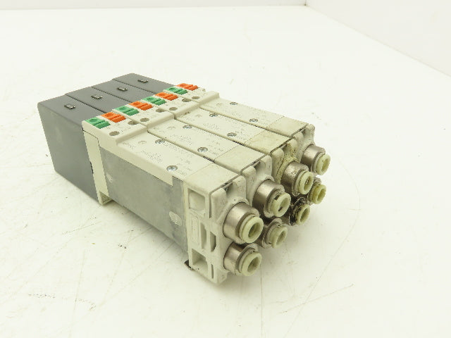 SMC SQ2231D-5D1-C6 Pneumatic 5 Port 2 Pos. Double Solenoid Valve 24V Lot of 4