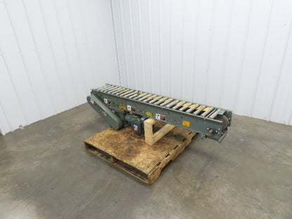 Hytrol 12"x 72" Accumulation Conveyor 1-3/8" Roller 10"BF V-Belt Drive 230/460V