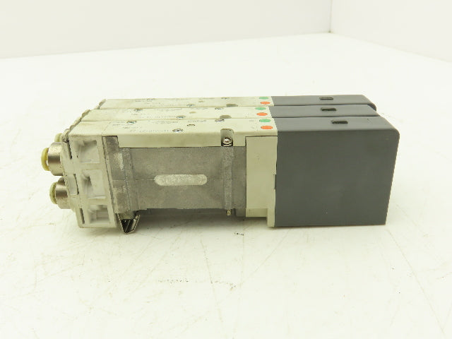 SMC SQ2231D-51-C6 Pneumatic 5 Port 2 Pos. Double Solenoid Valve 24V Lot of 3