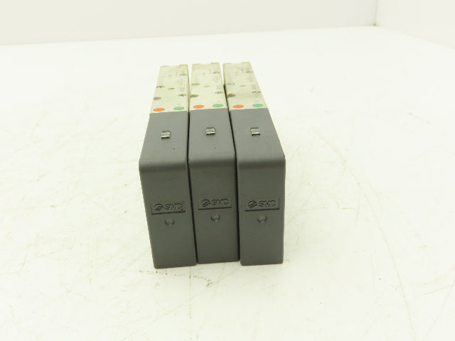 SMC SQ2231D-51-C6 Pneumatic 5 Port 2 Pos. Double Solenoid Valve 24V Lot of 3