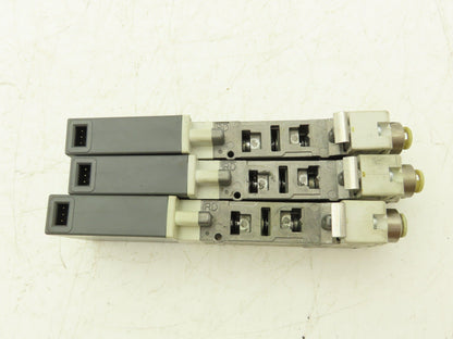 SMC SQ2231D-51-C6 Pneumatic 5 Port 2 Pos. Double Solenoid Valve 24V Lot of 3