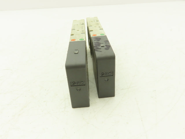 SMC SQ2231D-51-C6 Pneumatic 5 Port 2 Pos. Double Solenoid Valve 24V Lot of 2