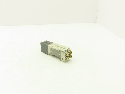 SMC SQ2231D-51-C6 Pneumatic 5 Port 2 Pos. Double Solenoid Valve 24V Lot of 2