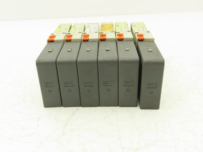 SMC SQ2131D-5D-C6 Pneumatic 5 Port 2 Pos. Single Solenoid Valve 24V Lot of 6