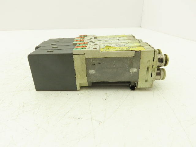 SMC SQ2231D-5D-C6 Pneumatic 5 Port 2 Pos. Double Solenoid Valve 24V Lot of 5