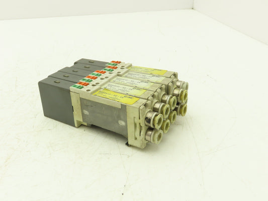 SMC SQ2231D-5D-C6 Pneumatic 5 Port 2 Pos. Double Solenoid Valve 24V Lot of 5