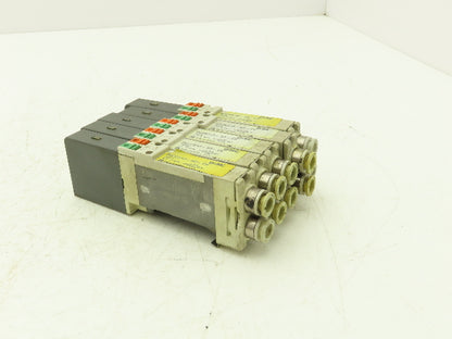 SMC SQ2231D-5D-C6 Pneumatic 5 Port 2 Pos. Double Solenoid Valve 24V Lot of 5