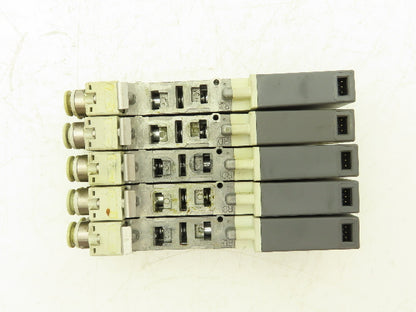 SMC SQ2231D-5D-C8 Pneumatic 5 Port 2 Pos. Double Solenoid Valve 24V Lot of 5