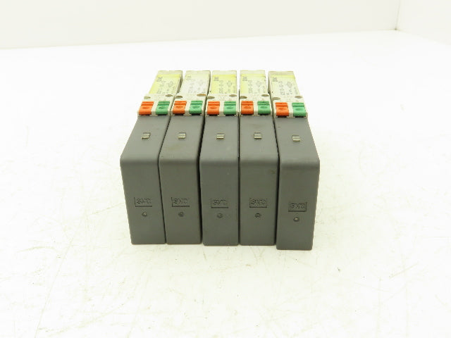 SMC SQ2231D-5D-C8 Pneumatic 5 Port 2 Pos. Double Solenoid Valve 24V Lot of 5