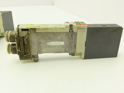 SMC SQ2231D-5D-C8 Pneumatic 5 Port 2 Pos. Double Solenoid Valve 24V Lot of 7
