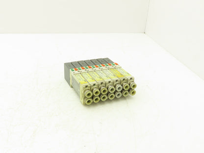 SMC SQ2231D-5D-C8 Pneumatic 5 Port 2 Pos. Double Solenoid Valve 24V Lot of 7