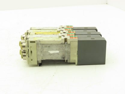 SMC SQ2231D-5D-C6 Pneumatic 5 Port 2 Pos. Double Solenoid Valve 24V Lot of 5