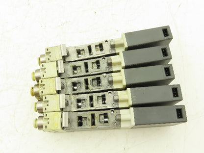 SMC SQ2231D-5D-C6 Pneumatic 5 Port 2 Pos. Double Solenoid Valve 24V Lot of 5