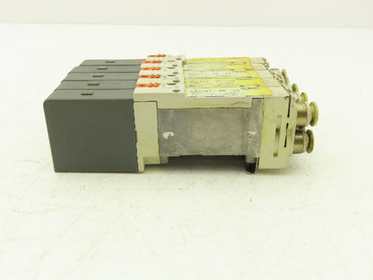 SMC SQ2131D-5D-C8 Pneumatic 5 Port 2 Pos. Single Solenoid Valve 24V Lot of 5
