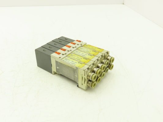 SMC SQ2131D-5D-C8 Pneumatic 5 Port 2 Pos. Single Solenoid Valve 24V Lot of 5