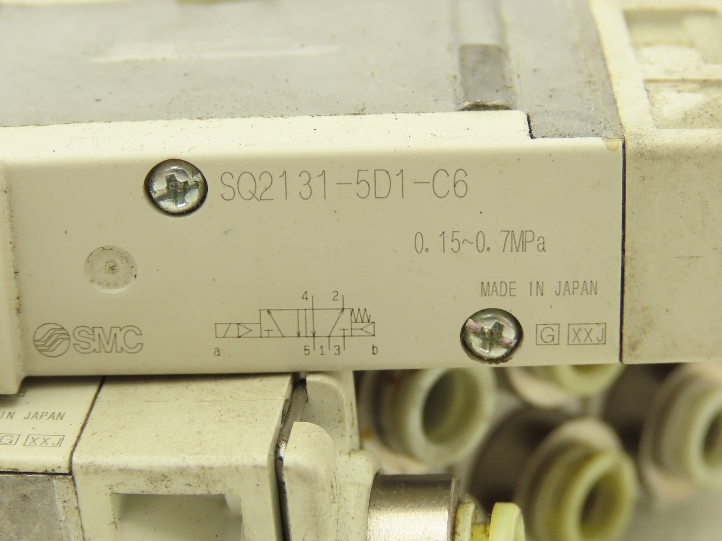 SMC SQ2131-5D1-C6 Pneumatic 5 Port 2 Pos. Single Solenoid Valve 24V Lot of 7