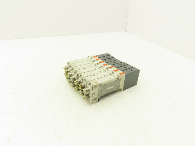 SMC SQ2131-5D1-C6 Pneumatic 5 Port 2 Pos. Single Solenoid Valve 24V Lot of 7