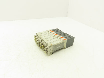SMC SQ2131-5D1-C6 Pneumatic 5 Port 2 Pos. Single Solenoid Valve 24V Lot of 7