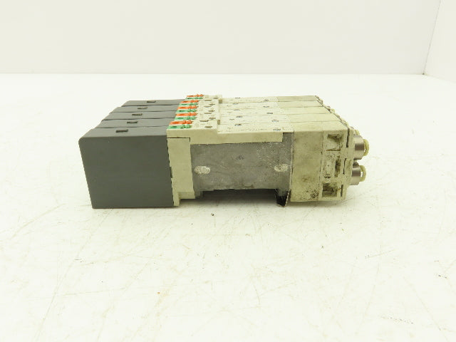 SMC SQ2431D-5D1-C6 Pneumatic 5 Port 4 Pos. Double Solenoid Valve 24V Lot of 5