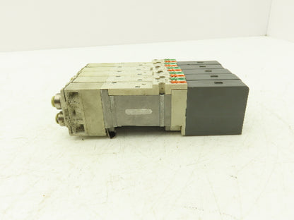 SMC SQ2431D-5D1-C6 Pneumatic 5 Port 4 Pos. Double Solenoid Valve 24V Lot of 5