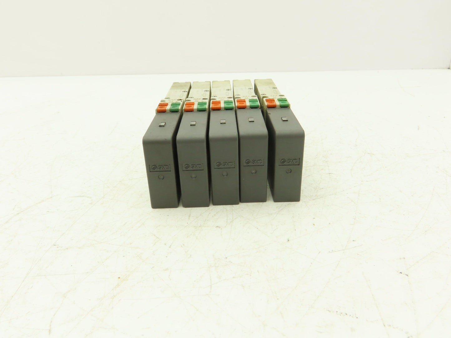 SMC SQ2431D-5D1-C6 Pneumatic 5 Port 4 Pos. Double Solenoid Valve 24V Lot of 5
