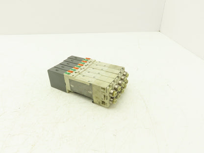 SMC SQ2431D-5D1-C6 Pneumatic 5 Port 4 Pos. Double Solenoid Valve 24V Lot of 5