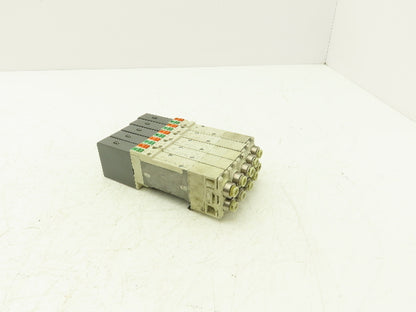 SMC SQ2431D-5D1-C6 Pneumatic 5 Port 4 Pos. Double Solenoid Valve 24V Lot of 5