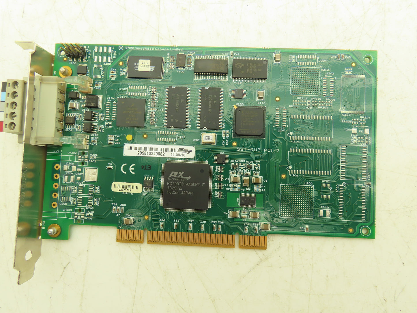 Woodhead DN3-PCU-1-E DeviceNet PCI Card Robot Servo Adaptor V1.4.1