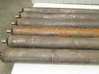 3.5" Steel Conveyor Roller Chain Drive Sprocket 52" Pallet Conveyor Lot of 6