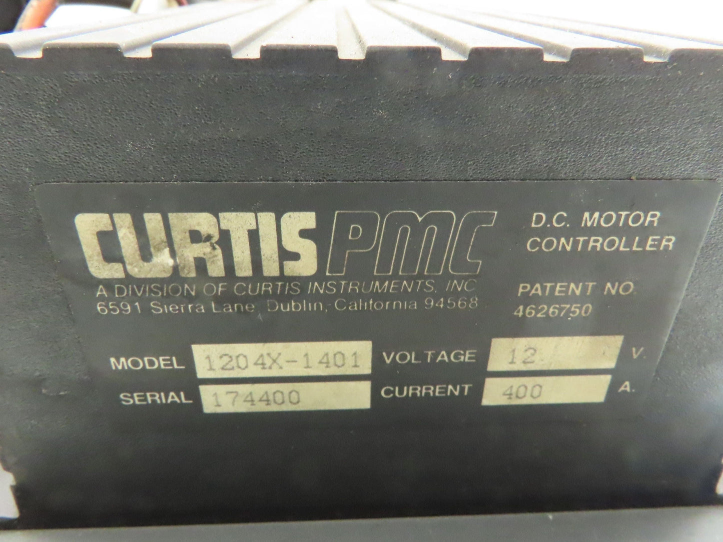 Curtis 1204X-1401 DC Motor Controller 12v Contactors From Big Joe PDH-40-106