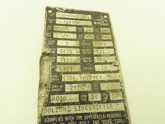 Curtis 1204X-1401 DC Motor Controller 12v Contactors From Big Joe PDH-40-106