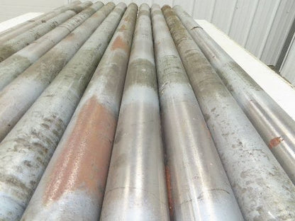 2.5" Gravity Conveyor Roller 52"BF Pallet Conveyor 11/16" Hex Axle  Lot of 10