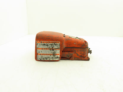 Hercules 531-SWH Hercules Foot Pedal Switch Full Shield 20A 120/240V Orange