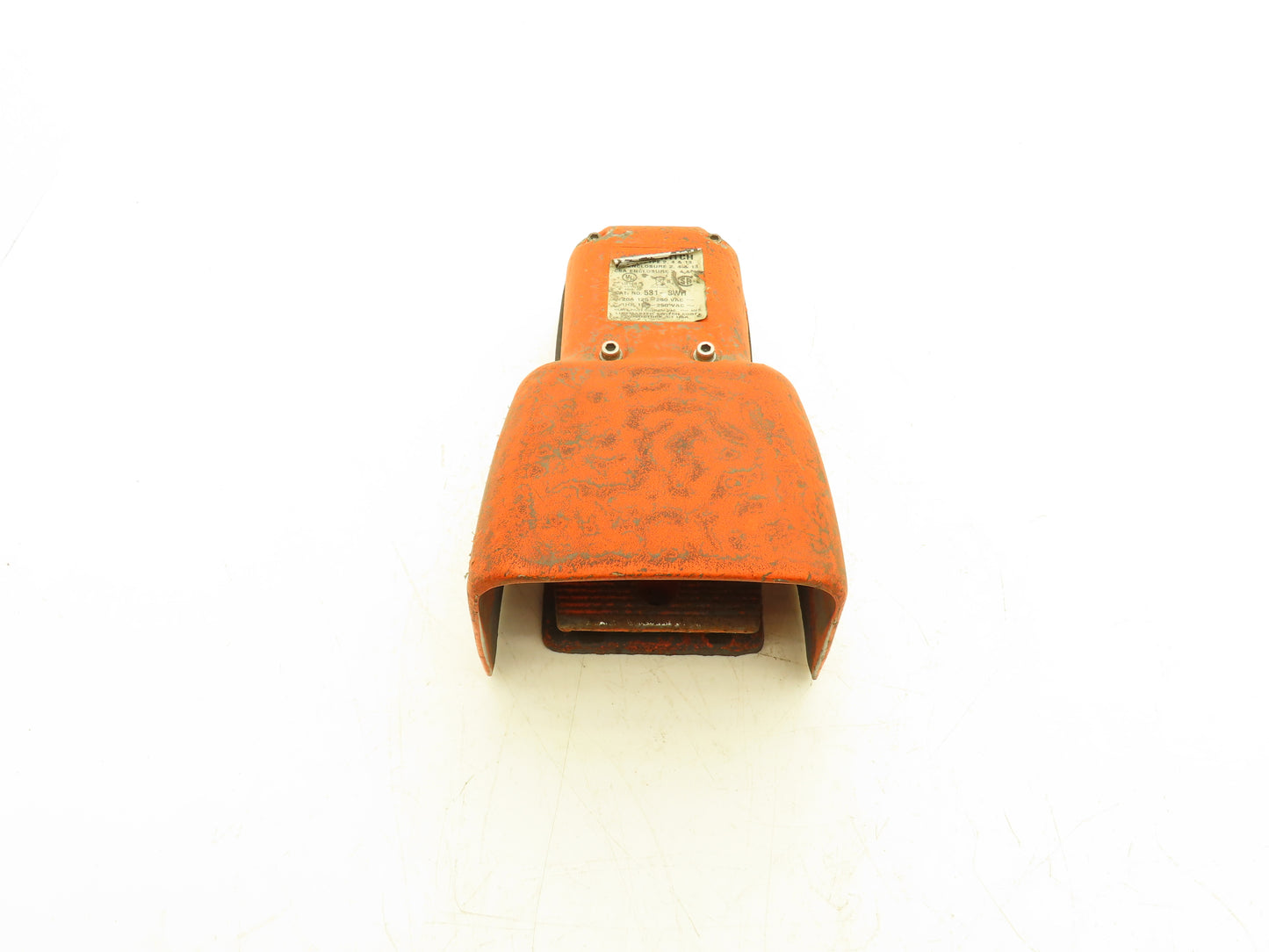 Hercules 531-SWH Hercules Foot Pedal Switch Full Shield 20A 120/240V Orange