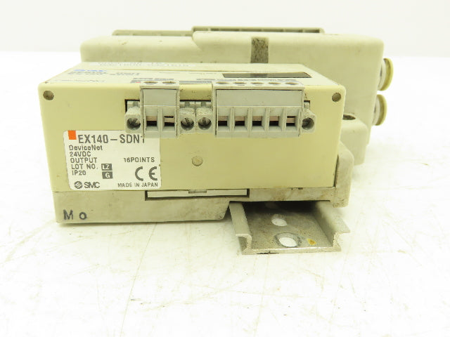 SMC SS5Q23-03SDQ-D-00T Pneumatic Valve Manifold Devicenet 3 Station DIN mounted
