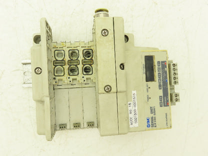 SMC SS5Q23-03SDQ-D-00T Pneumatic Valve Manifold Devicenet 3 Station DIN mounted