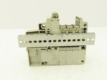 SMC SS5Q23-03SDQ-D-00T Pneumatic Valve Manifold Devicenet 3 Station DIN mounted