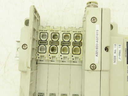 SMC SS5Q23-04SDQ-D-00T Pneumatic Manifold Devicenet 4 Station DIN mounted