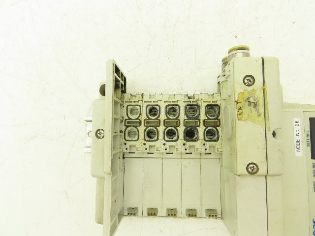 SMC SS5Q23-05SDQ-D-00T Pneumatic Manifold Devicenet 5 Station DIN mounted