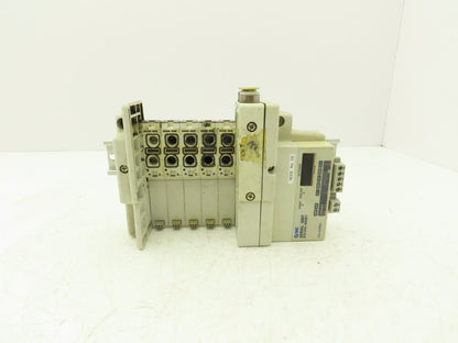 SMC SS5Q23-05SDQ-D-00T Pneumatic Manifold Devicenet 5 Station DIN mounted