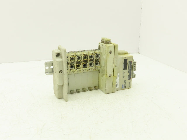 SMC SS5Q23-06SDQ-D-00T Pneumatic Manifold Devicenet 6 Station DIN mounted