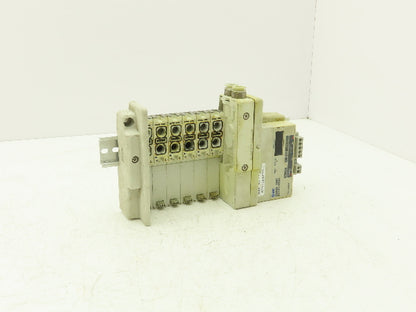 SMC SS5Q23-06SDQ-D-00T Pneumatic Manifold Devicenet 6 Station DIN mounted