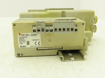 SMC SS5Q23-06SDQ-D-00T Pneumatic Manifold Devicenet 6 Station DIN mounted