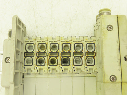 SMC SS5Q23-06SDQ-D-00T Pneumatic Manifold Devicenet 6 Station DIN mounted