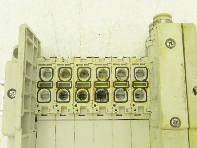 SMC SS5Q23-06SDQ-D-00T Pneumatic Manifold Devicenet 6 Station DIN mounted